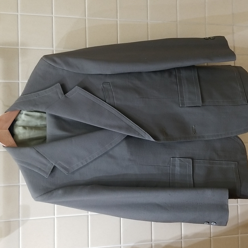 VTG Green Mens Leisure Suit Size 38 40 Palm Beach Lime 1970s 1960s Pants Jacket